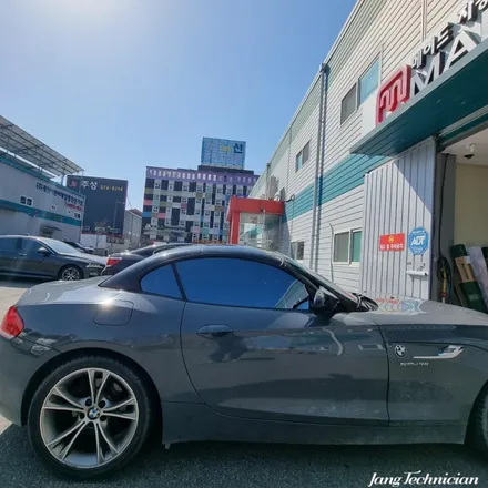 광주 썬팅 잘하는곳 , 메이드카에서 bmw z4 시공기 / 광주 북구