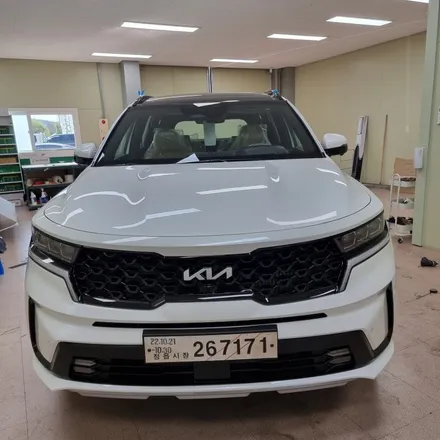 광주 신차썬팅 역시 잘하는곳에서 해야되 #메이드카 #MQ4 #스카이블루 / 광주 북구