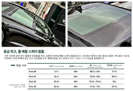 광주 반사썬팅 , gv70 작업후기 # 블락포디 비바 / 광주 북구