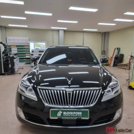 광주 본촌동 썬팅, 프라이버시 유리차량에 블락포디 스카이블루 시공 #에쿠스 / 광주 북구