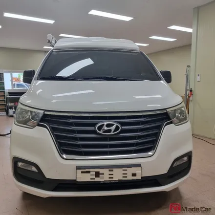 광주 광산구 썬팅 , 그랜드스타렉스 캠핑카 하버캠프 블랙반사로 재시공 / 광주 북구