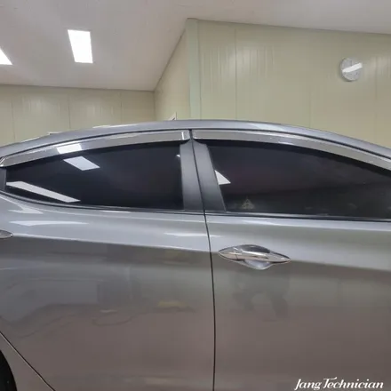 광주 가성비 썬팅 , 아반떼 출퇴근차량 재시공하기 / 광주 북구