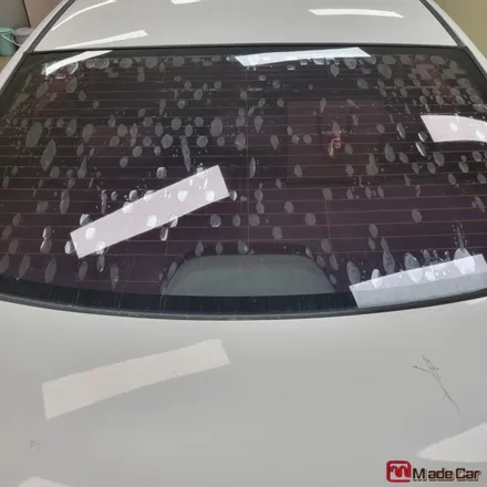 광주 중고차 썬팅하는 메이드카에서 후면들뜸 재시공하기 #블락포디대리점 / 광주 북구