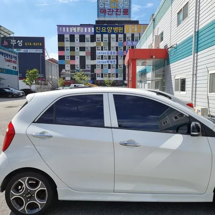 광주 북구 썬팅 잘하는곳에서 블락포디 빙고로 모닝 재작업 / 광주 북구