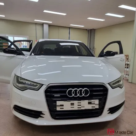 아우디 a6 스카이블루로 재시공하기 # 광주썬팅 # 메이드카 / 광주 북구