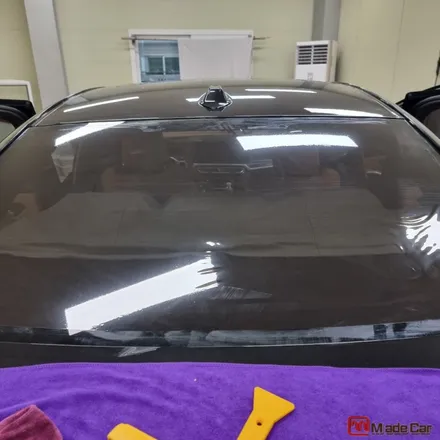 광주 bmw 3시리즈 신차패키지 작업 메이드카에서 하버캠프 세라믹본드 #전면 40% / 광주 북구