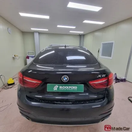 광주 BMW X6 중고차 썬팅재시공 블락포디 스카이블루 +아이나비 z9000 / 광주 북구