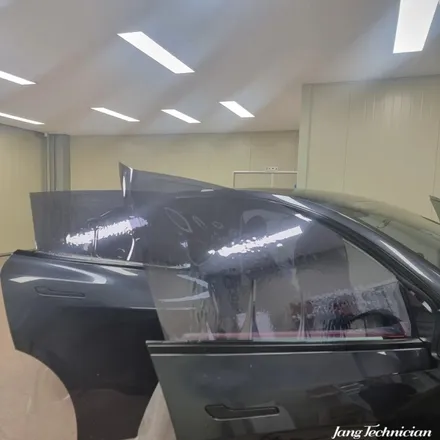 광주 테슬라 미러썬팅 시공기 # 스카이블루 / 광주 북구