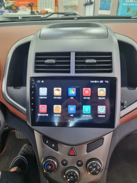 [수원 쉐보레 아베오 안드로이드 오토 , 애플카플레이 사용] 아베오 MY LINK 탈거후 9인치 안드로이드올인원 네비매립!_카앤샵 (화성, 남양, 봉담, 용인, 동탄) / 서울 구로구 개봉동
