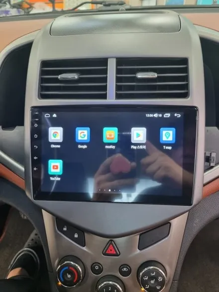 [수원 쉐보레 아베오 안드로이드 오토 , 애플카플레이 사용] 아베오 MY LINK 탈거후 9인치 안드로이드올인원 네비매립!_카앤샵 (화성, 남양, 봉담, 용인, 동탄) / 서울 구로구 개봉동