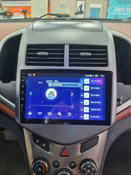 [수원 쉐보레 아베오 안드로이드 오토 , 애플카플레이 사용] 아베오 MY LINK 탈거후 9인치 안드로이드올인원 네비매립!_카앤샵 (화성, 남양, 봉담, 용인, 동탄) / 서울 구로구 개봉동