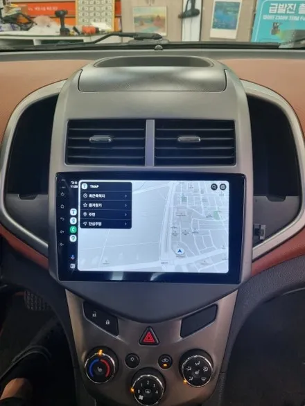 [수원 쉐보레 아베오 안드로이드 오토 , 애플카플레이 사용] 아베오 MY LINK 탈거후 9인치 안드로이드올인원 네비매립!_카앤샵 (화성, 남양, 봉담, 용인, 동탄) / 서울 구로구 개봉동