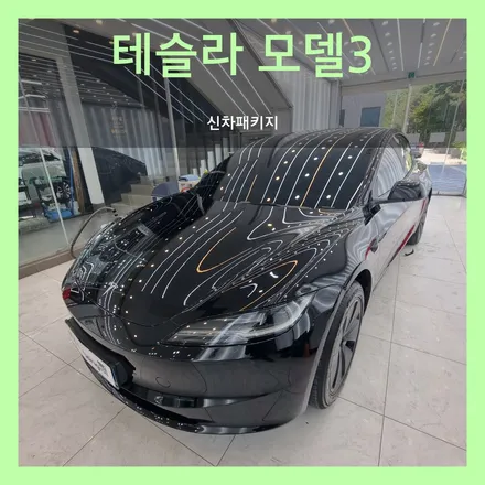 대구 동구 테슬라모델3 썬팅, PPF 신차패키지 후기