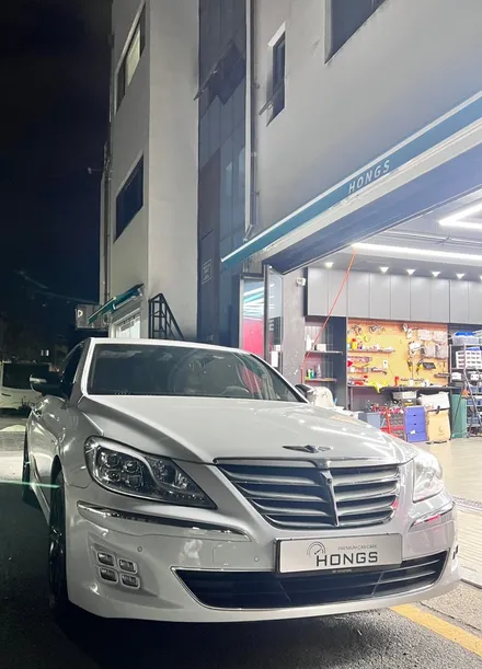 경산어라운드뷰 제네시스bh에 장착 후 완벽한 주차와 주행