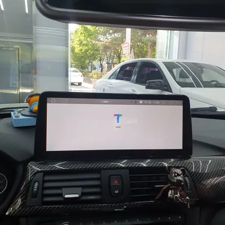 대구 BMW F30 320D 안드로이드올인원 12.3인치 장착