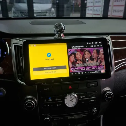 대구 에쿠스VI VS380 10.33인치 안드로이드올인원 장착하고 애플카플레이 안드로이드오토까지 된다고??