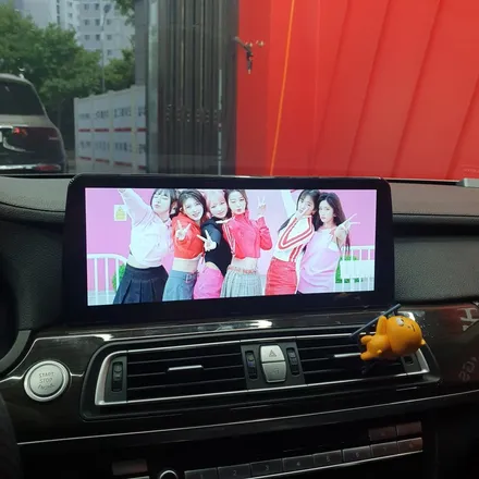 대구 BMW F01 7시리즈 12.3인치 안드로이드올인원 장착