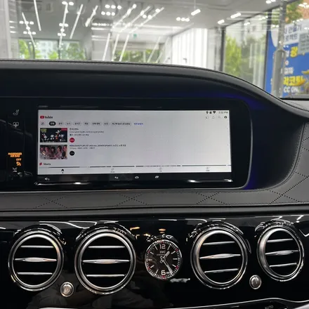 대구 벤츠S 마이바흐 순정 모니터 터치패널과 M2C200A PLUS까지 업그레이드 ~