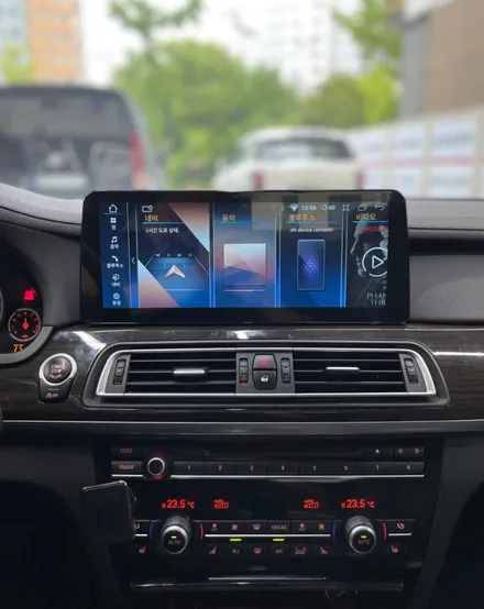 BMW F바디 730 , 7시리즈답게 12.3인치 안드로이드 올인원장착