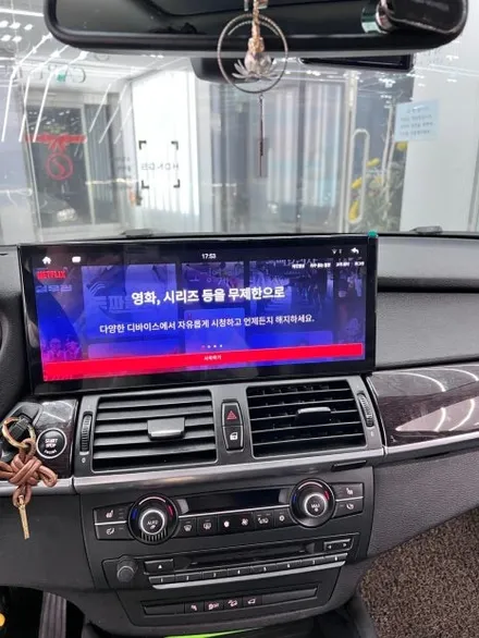 대구 BMW X6 15인치 안드로이드올인원 장착
