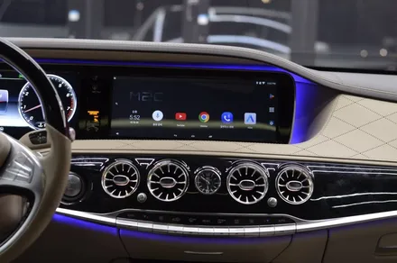 벤츠 마이바흐 W222 S500 M2C-200A 플러스, 리어모니터 연동 까지