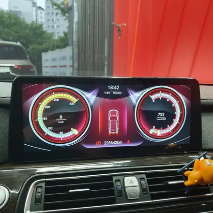 대구 BMW F01 7시리즈 12.3인치 안드로이드올인원 장착