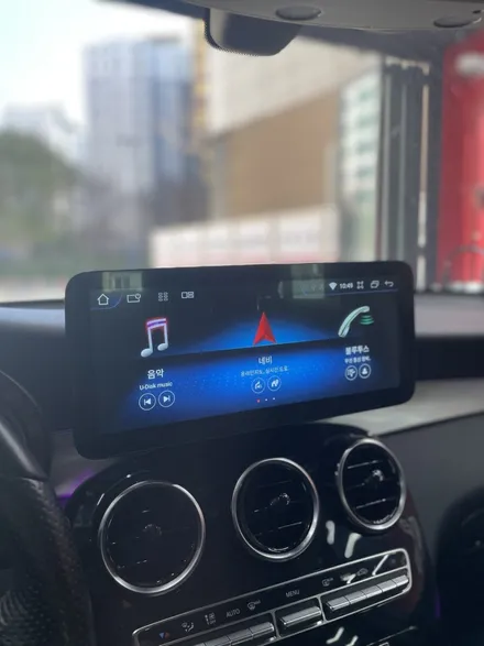 대구 벤츠 GLC 12.3인치 안드로이드올인원