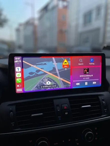 대구 BMW X3 12.3인치 안드로이드올인원 장착하고 지루했던 실내분위기 업그레이드~!