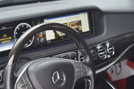 벤츠 S500 대구 네비 매립, M2C200A으로 설치했어요
