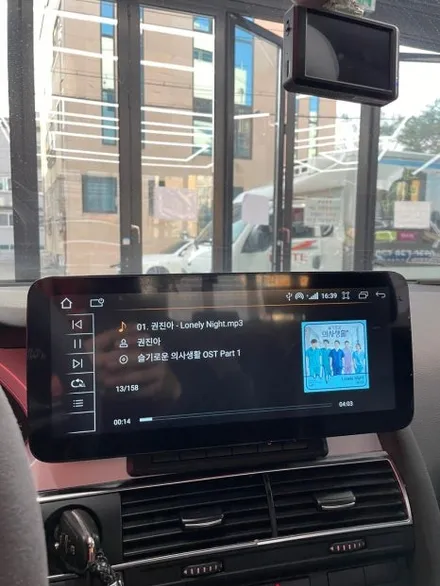 대구 아우디 A6 12.3인치 안드로이드올인원 장착