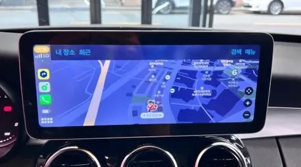 대구 안드로이드 올인원 벤츠 C클래스 전용 네비게이션 설치