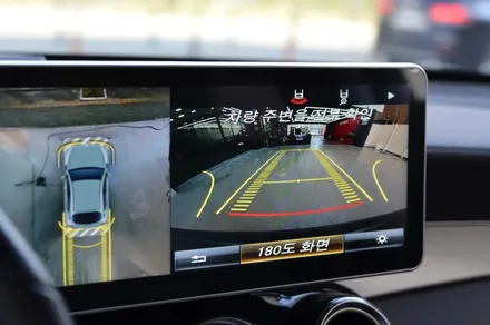 벤츠 X253 GLC300 고화질 안드로이드 내비 M2C 200A, AUX생성까지!!