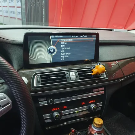 대구 BMW F01 7시리즈 12.3인치 안드로이드올인원 장착