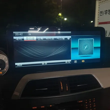 대구 벤츠 W204 C200 12.3인치 안드로이드올인원 3D 어라운드뷰 장착