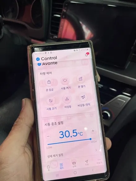 대구 아반떼AD 블루링크 연동해서 안드로이드올인원,고화질 어라운드뷰까지 풀옵션으로~:)