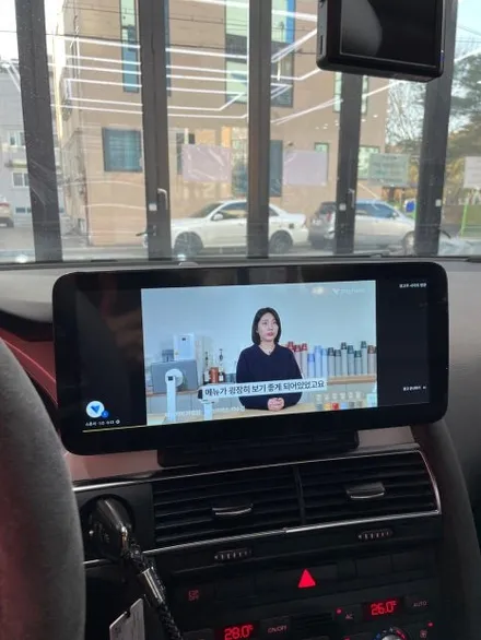 대구 아우디 A6 12.3인치 안드로이드올인원 장착