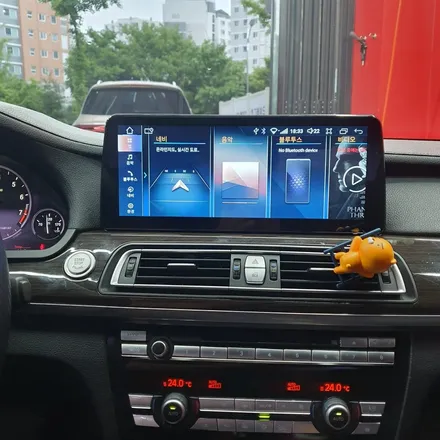 대구 BMW F01 7시리즈 12.3인치 안드로이드올인원 장착