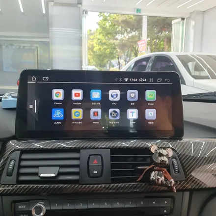 대구 BMW F30 320D 안드로이드올인원 12.3인치 장착