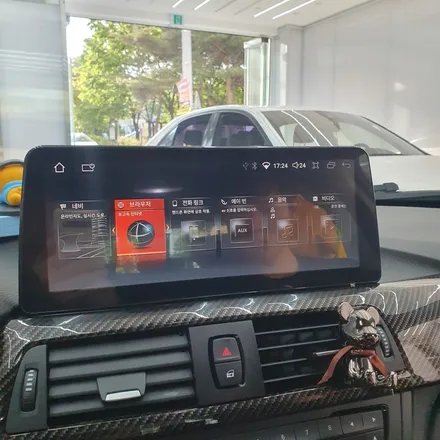 대구 BMW F30 320D 안드로이드올인원 12.3인치 장착