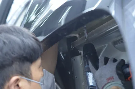 [쉐보레 콜로라도] 신차패키지 : 신차검수, 썬팅, 주유구 락, 락폴딩, 블랙박스 - 대구신차패키지는 홍스