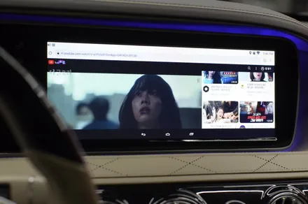벤츠 마이바흐 W222 S500 M2C-200A 플러스, 리어모니터 연동 까지