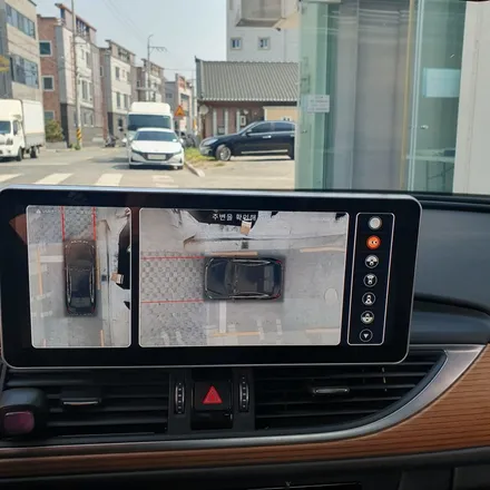 대구 아우디A6 12.3인치 모니터교환 및 M2C-200A PLUS 안드로이드셋탑 3D어라운드뷰 장착