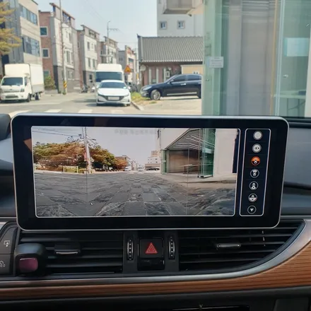 대구 아우디A6 12.3인치 모니터교환 및 M2C-200A PLUS 안드로이드셋탑 3D어라운드뷰 장착