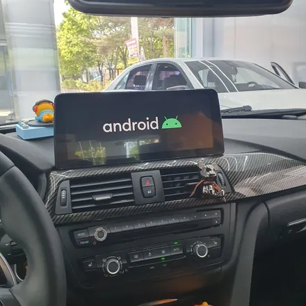 대구 BMW F30 320D 안드로이드올인원 12.3인치 장착