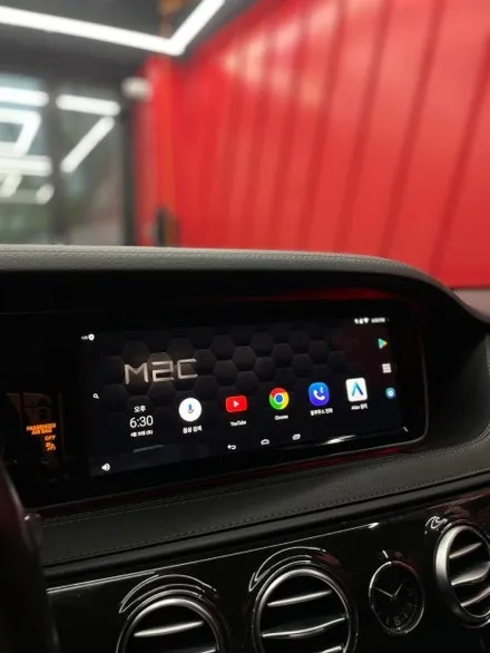 대구 벤츠 W222 S클래스 부메스터 전동트위터 M2C-200A PLUS 안드로이드 셋탑 시공