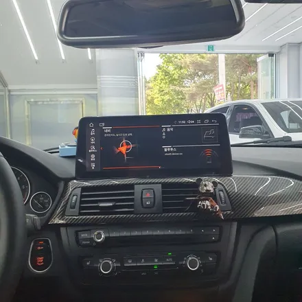 대구 BMW F30 320D 안드로이드올인원 12.3인치 장착