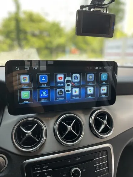 대구 벤츠 X156 GLA200 12.3인치 안드로이드올인원 장착
