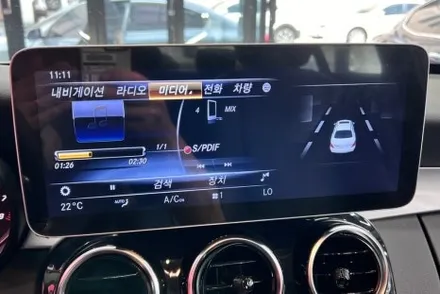 대구 안드로이드 올인원 벤츠 C클래스 전용 네비게이션 설치