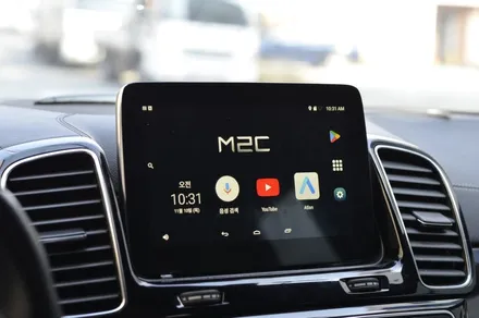 벤츠 GLE63 AMG M2C-200A와 리어모니터 연동, 안드로이드 셋탑 시공