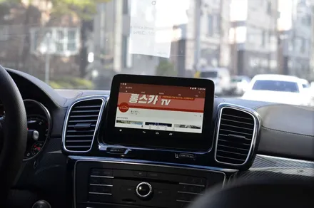 [벤츠 X166 GLS63 AMG] M2C-200A : 뒷좌석 리어모니터에서도 컨트롤 가능한 스마트 M2C